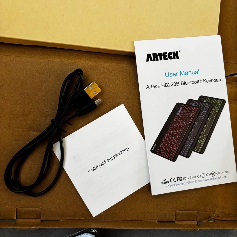 NEW Arteck Bluetooth Keyboard